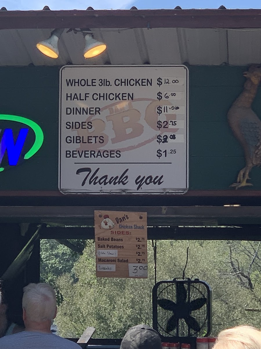 Dan's Chicken Shack Photo Menu 3