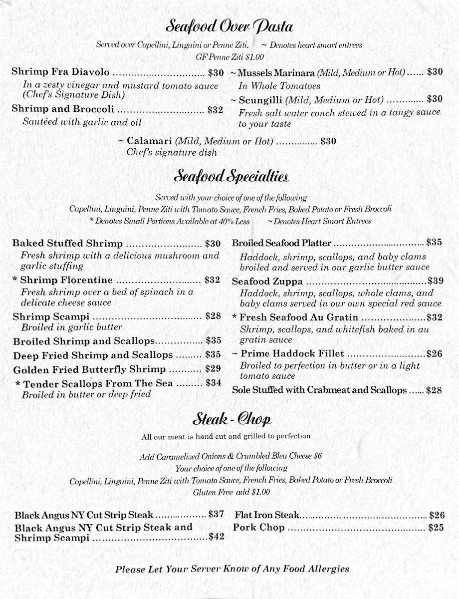 Vince Anna's Restaurant (Reservations Required) Photo Menu 4