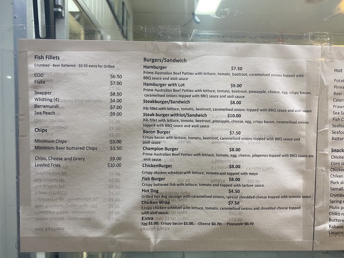 Parfrey Place Seafood Photo Menu 6