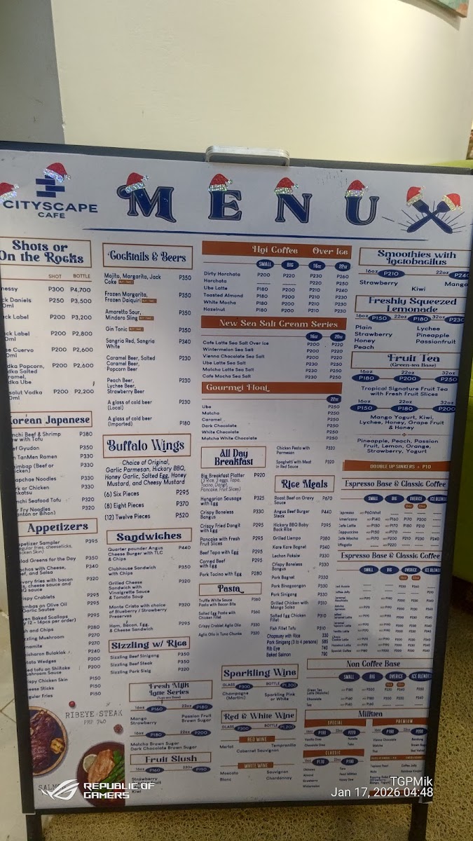 CityScape Cafe | Bed and Breakfast Photo Menu 7