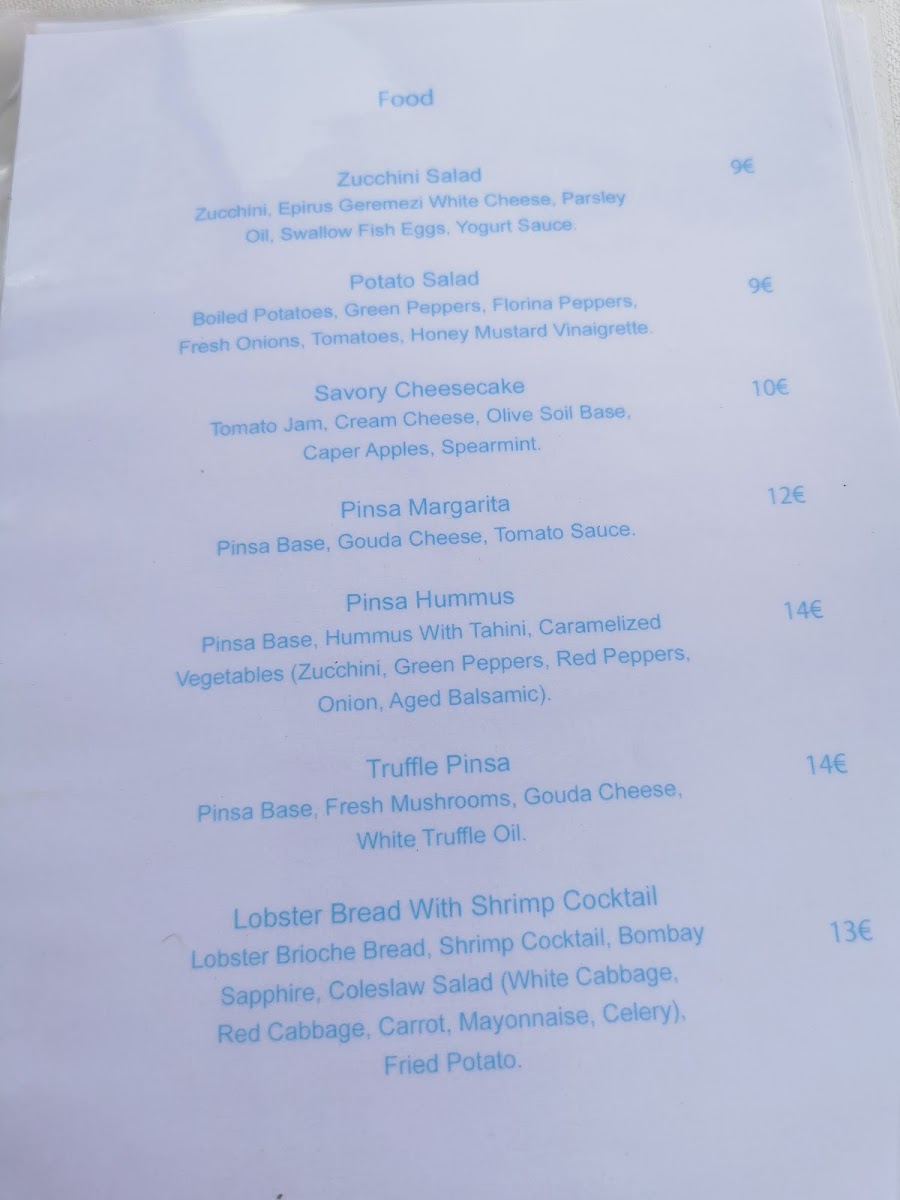 Astra Beach Club Photo Menu 4