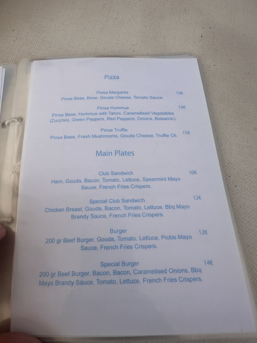 Astra Beach Club Photo Menu 5