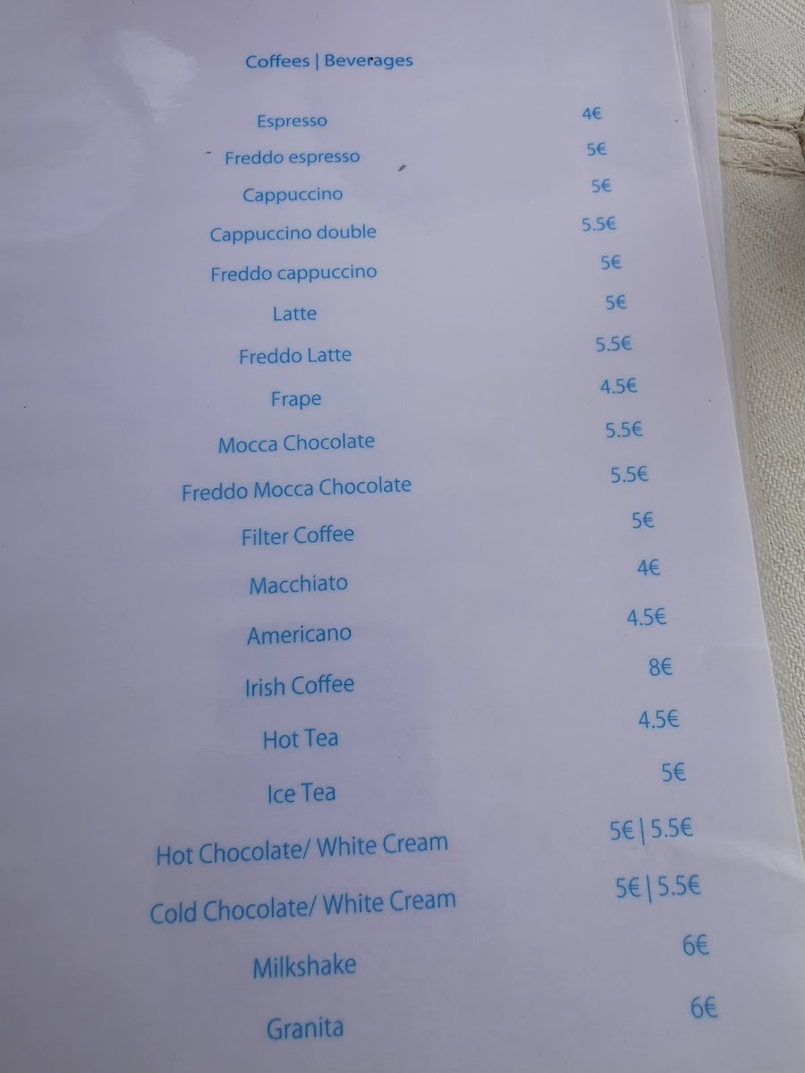 Astra Beach Club Photo Menu 9