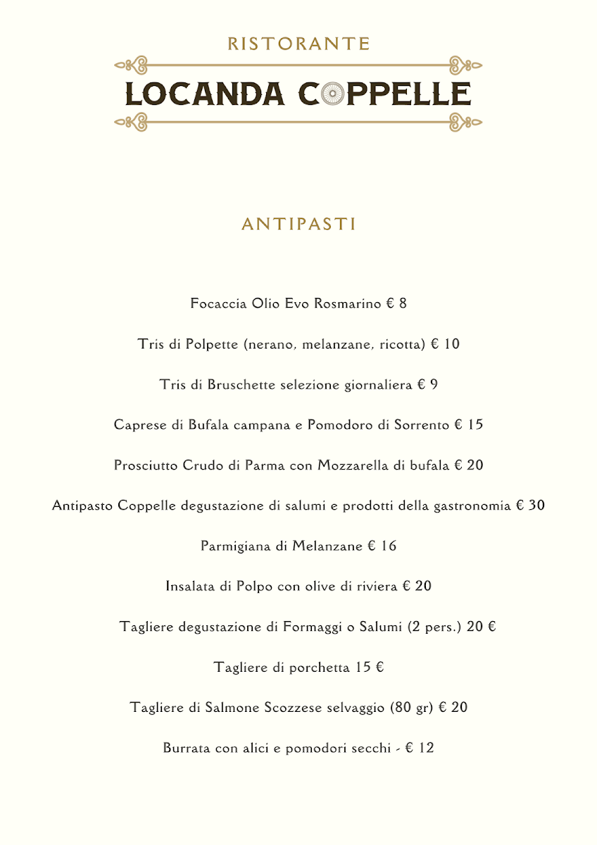 La Fonte Lattea Roma Photo Menu 2