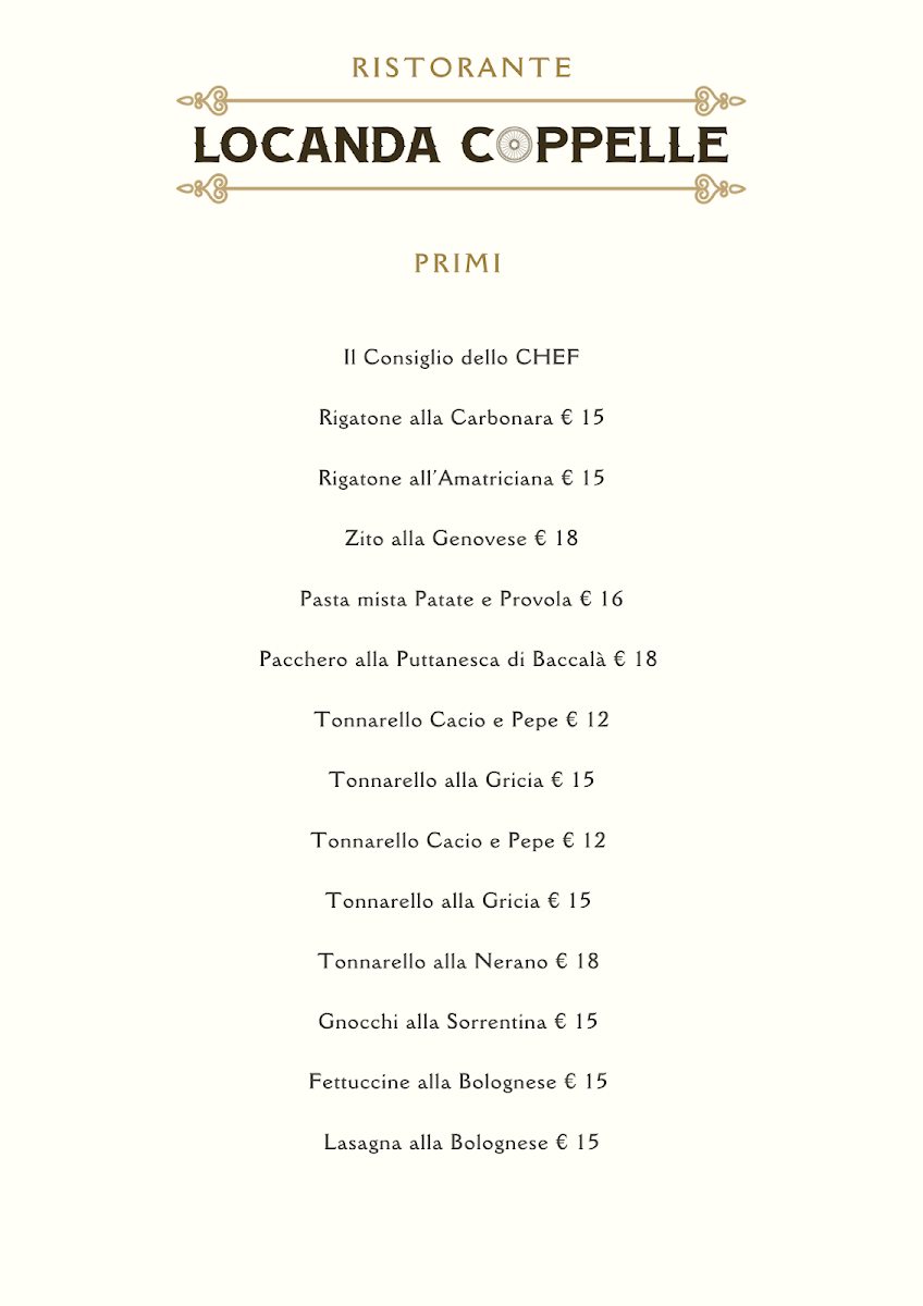 La Fonte Lattea Roma Photo Menu 3