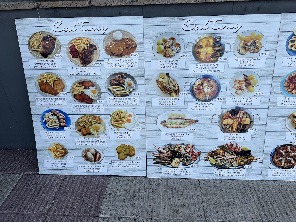 Restaurant Cal Tony Blanes Photo Menu 9