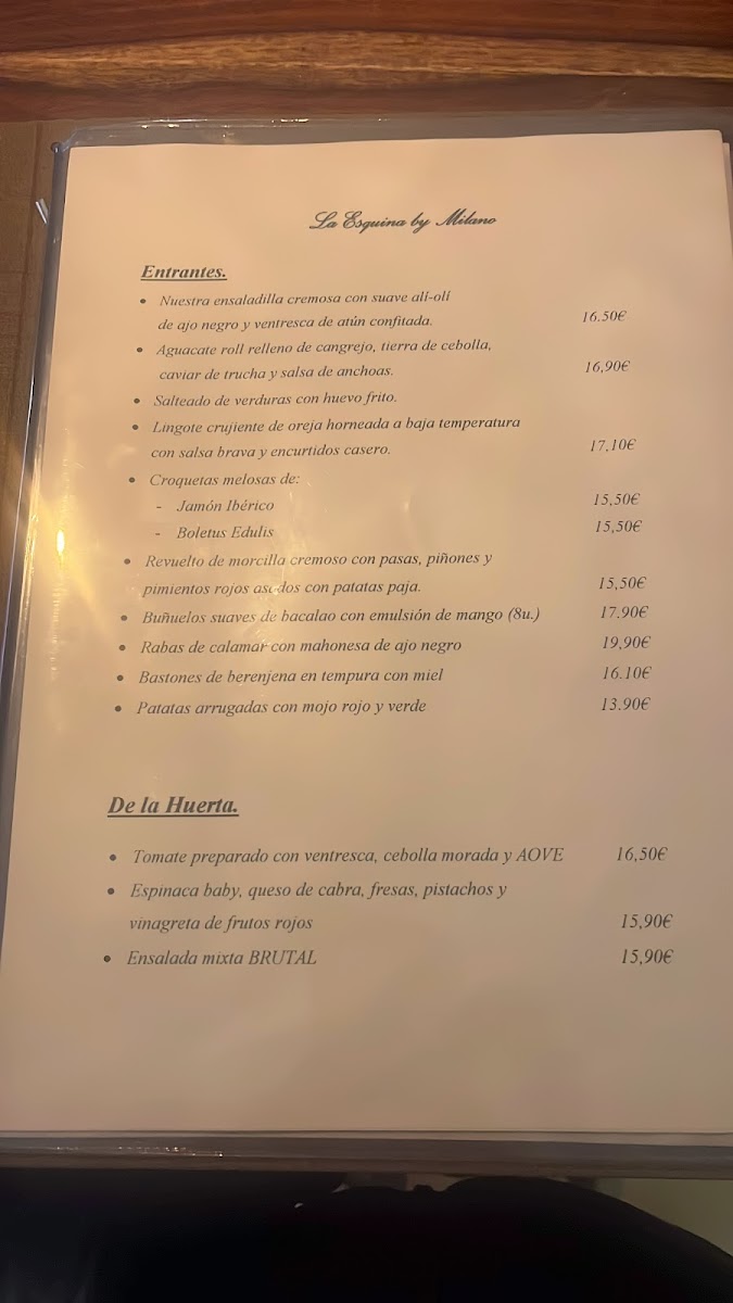 La Esquina By Milano Photo Menu 1
