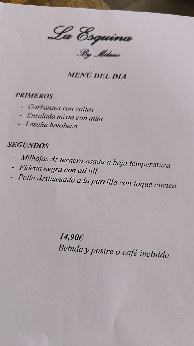 La Esquina By Milano Photo Menu 5