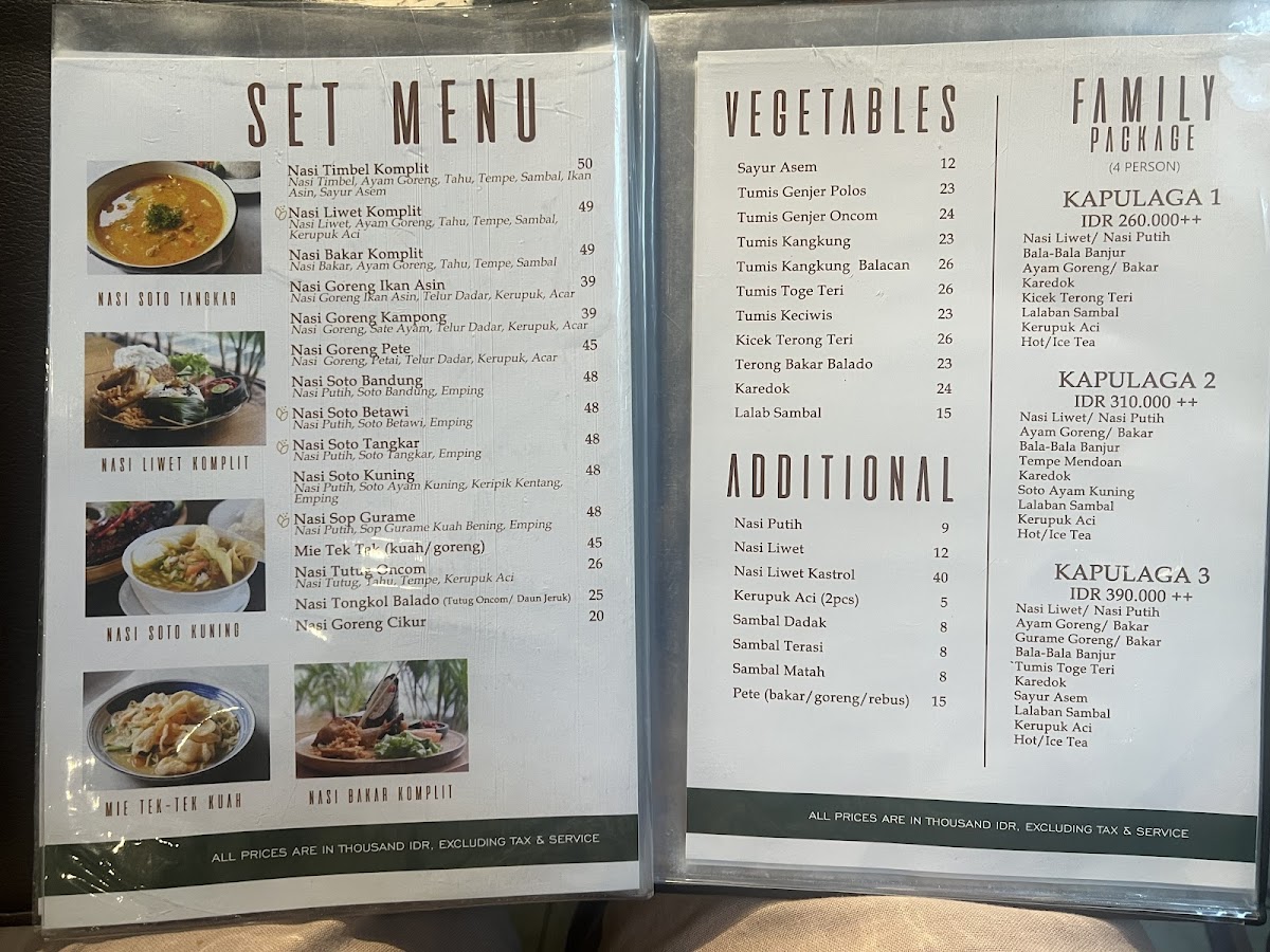 Kapulaga Indonesian Bistro Photo Menu 1