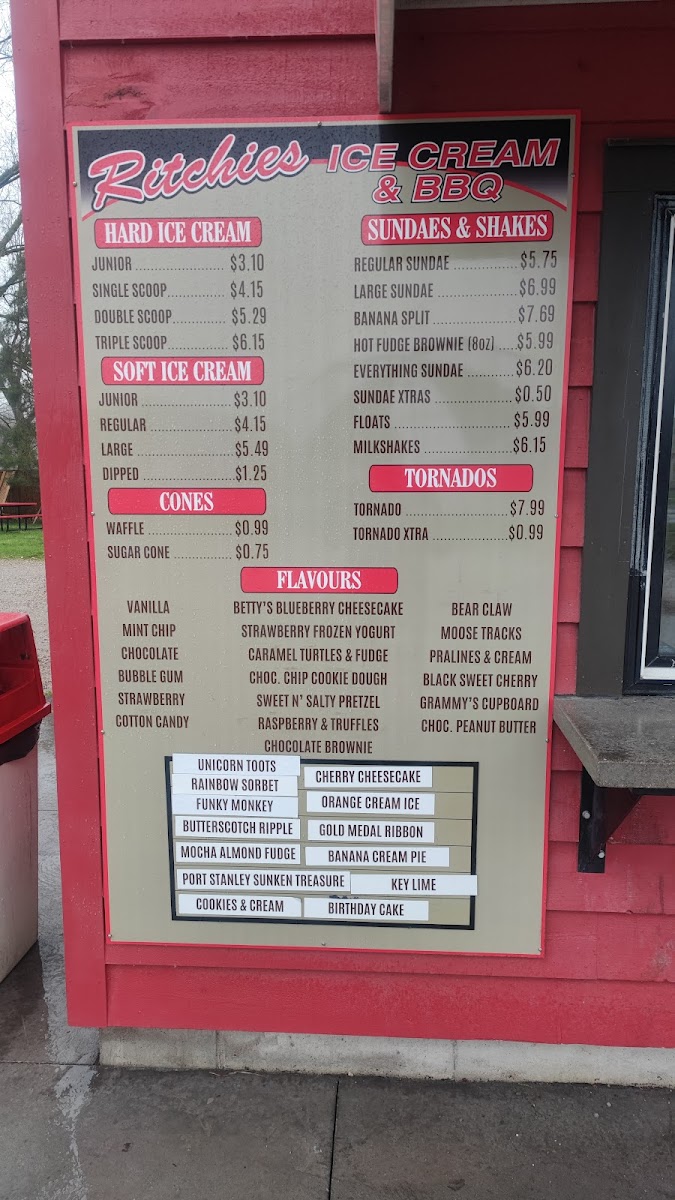Ritchies Ice Cream & BBQ Photo Menu 10