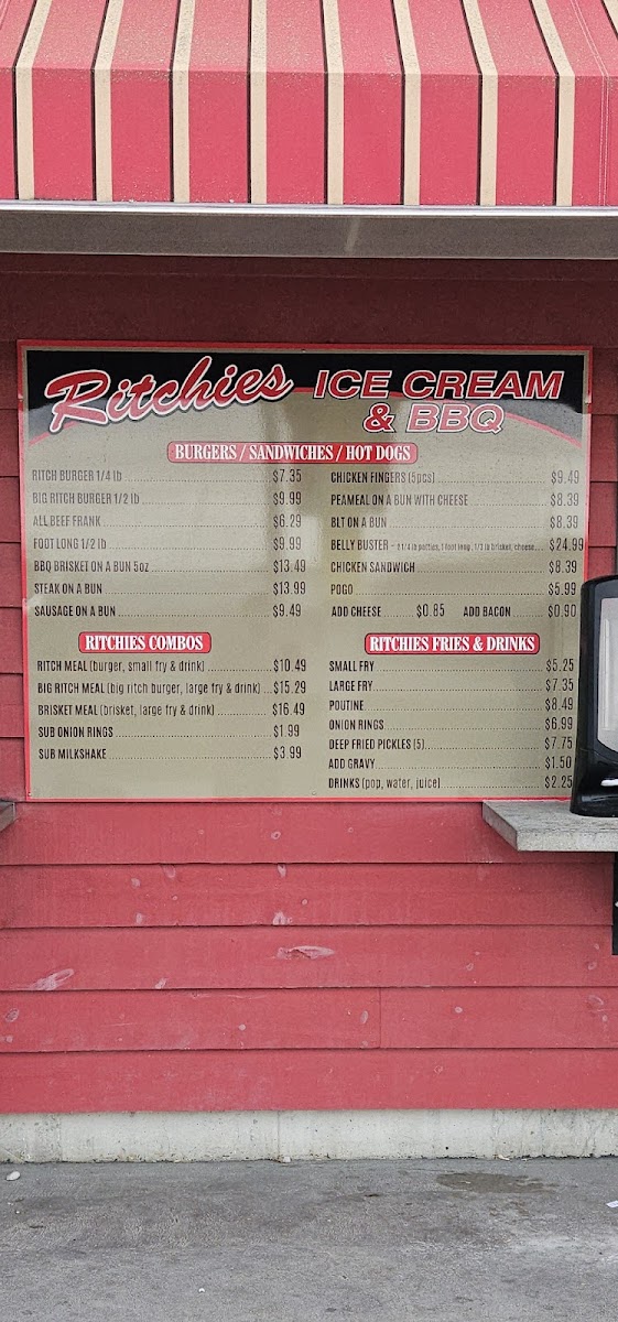 Ritchies Ice Cream & BBQ Photo Menu 5
