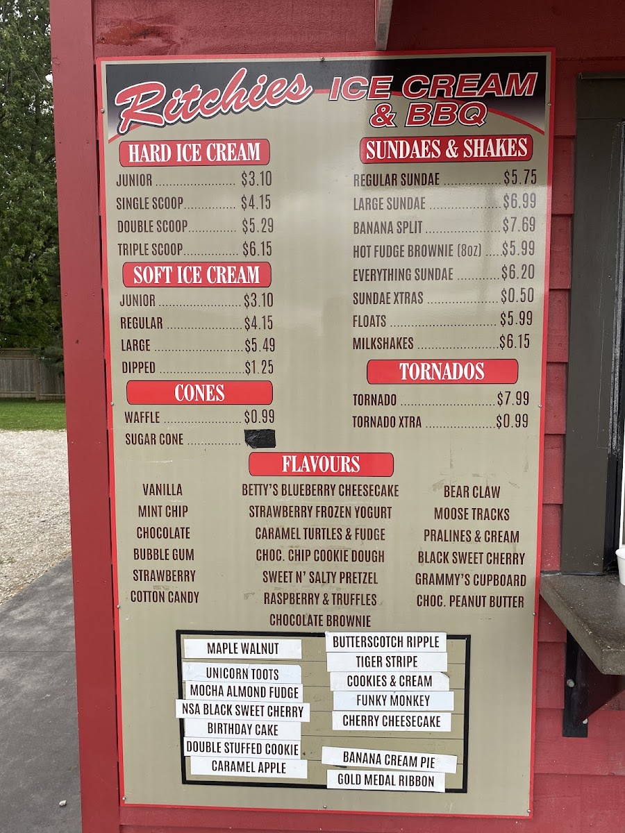 Ritchies Ice Cream & BBQ Photo Menu 7