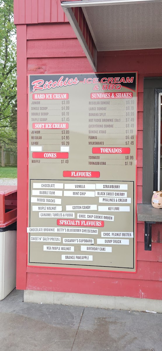 Ritchies Ice Cream & BBQ Photo Menu 9