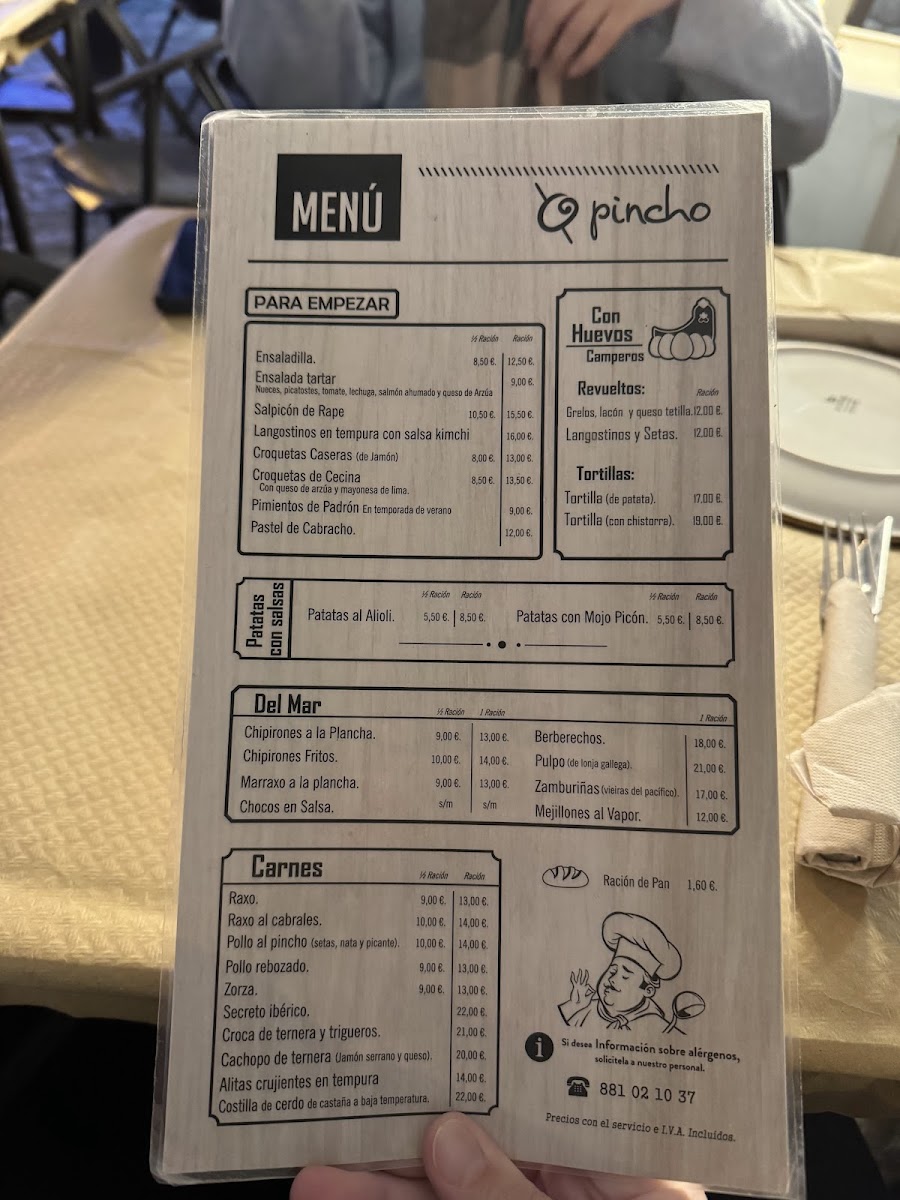 Restaurante O Pincho Photo Menu 9
