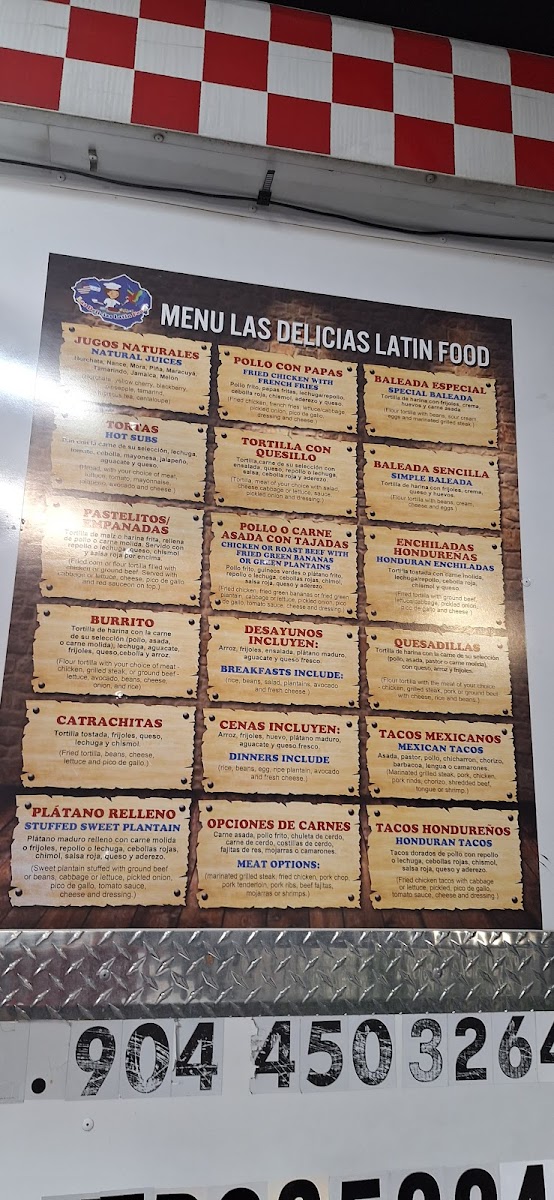 Las Delicias Latin Food Photo Menu 2