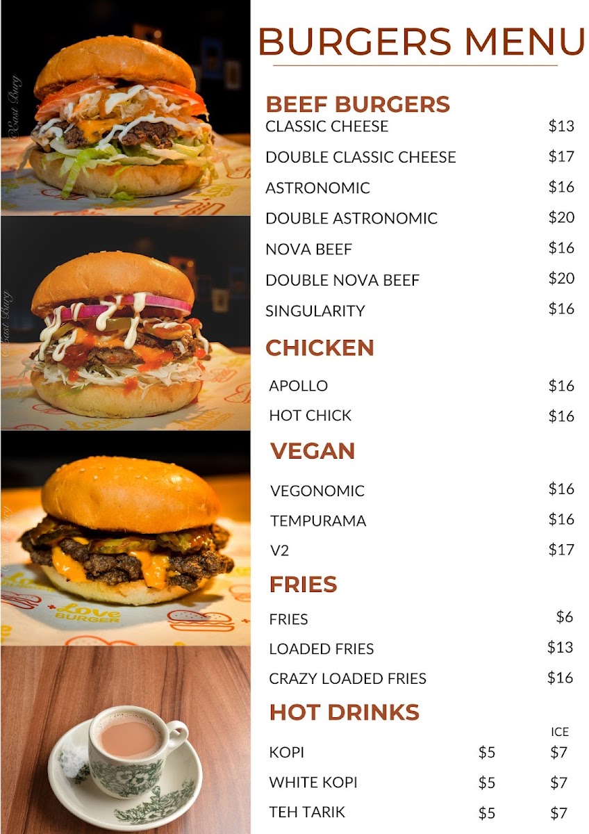 East Burg Photo Menu 3