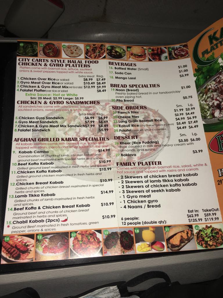 Kabab Platter & Burger Photo Menu 5