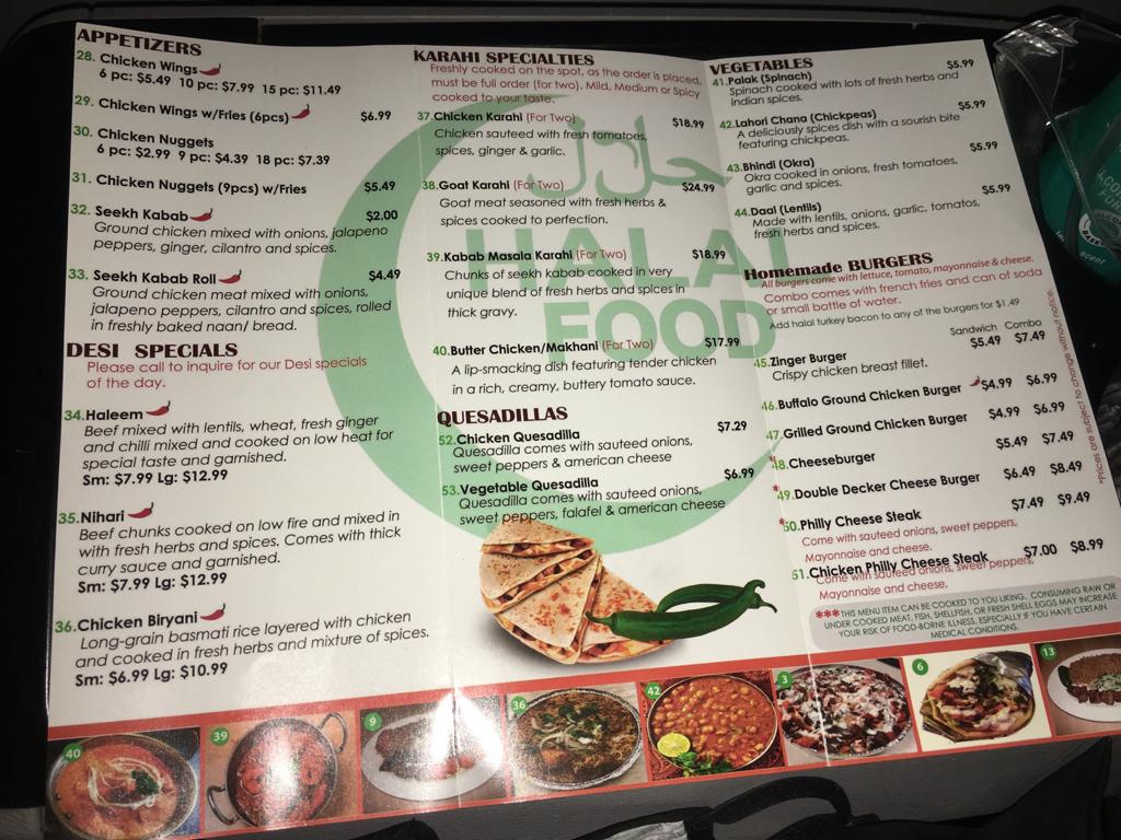 Kabab Platter & Burger Photo Menu 6