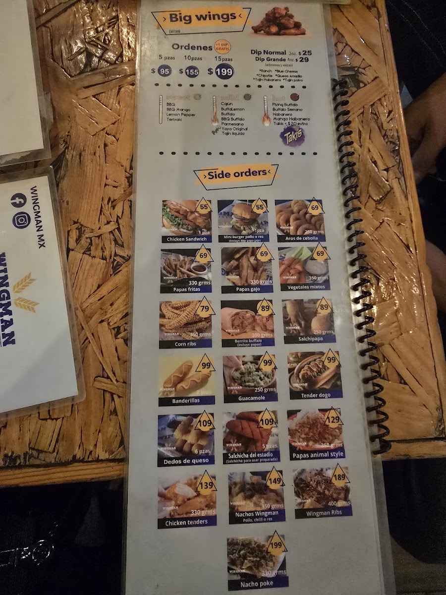 Wingman Plaza Viva Photo Menu 1