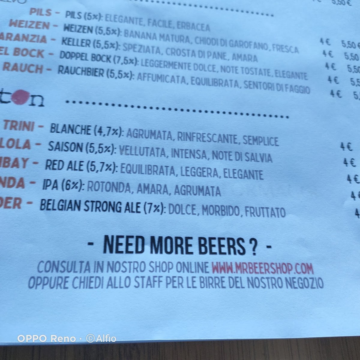 Mr. Beer Birroteca Gastronomica Photo Menu 6