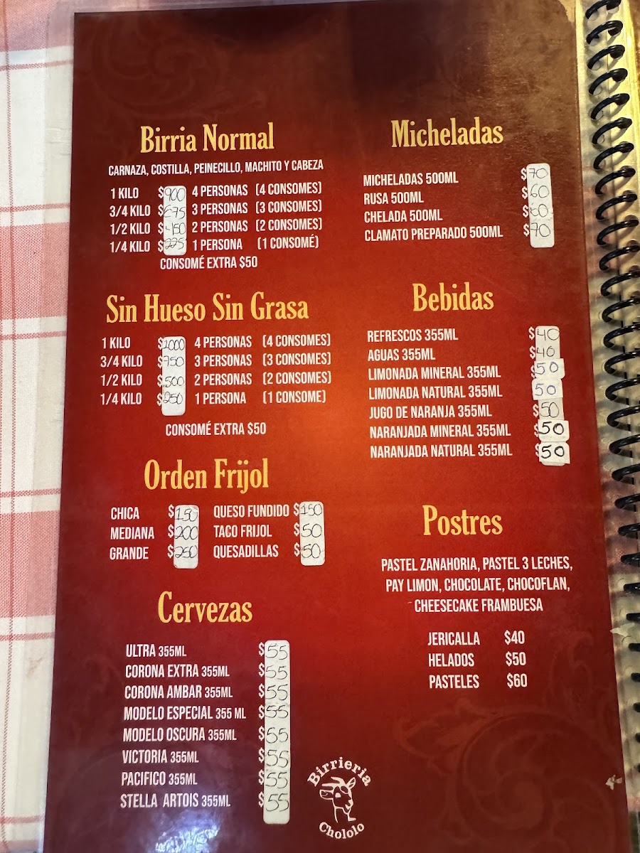 Birrieria Chololo Photo Menu 9