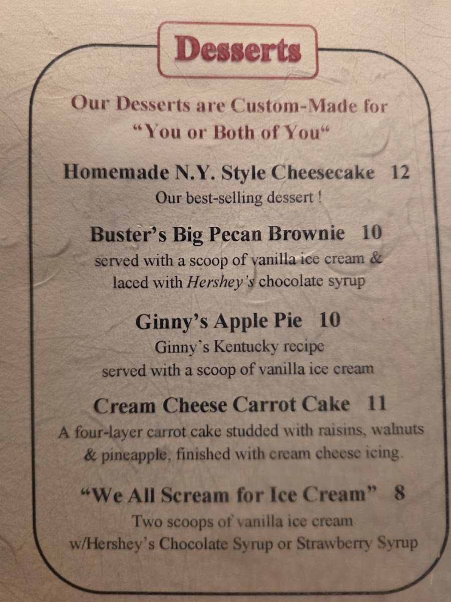 Percy & Willies Photo Menu 2