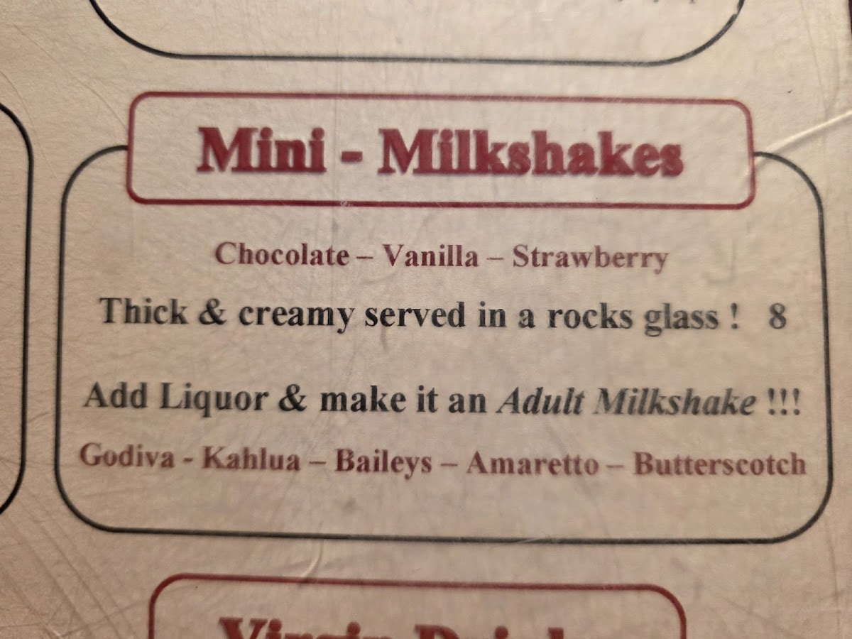Percy & Willies Photo Menu 5