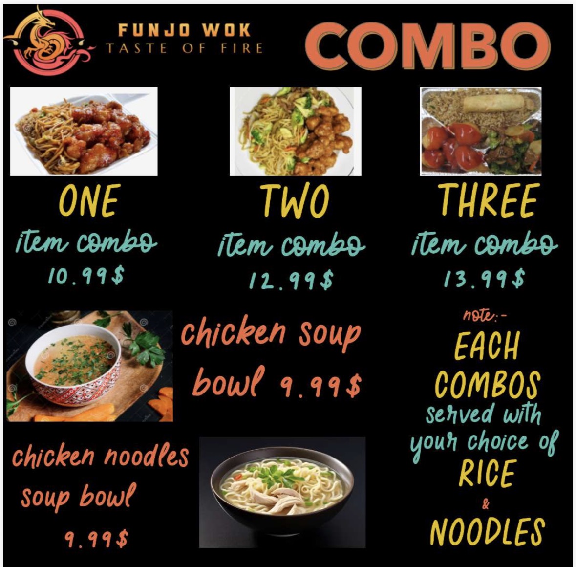 Funjo wok Photo Menu 8