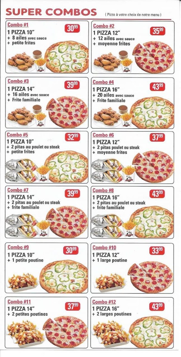 Huntingdon Pizza Photo Menu 2