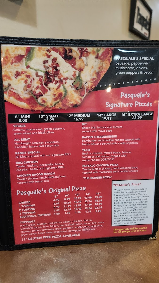 Pasquale's Pizza | The Restaurant Photo Menu 5
