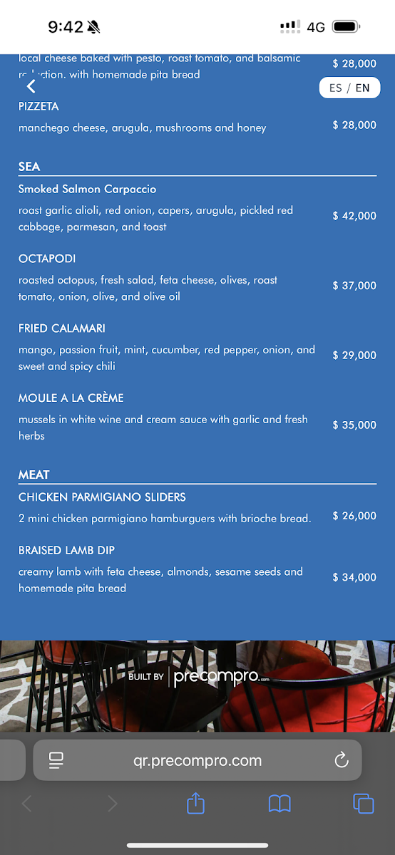 Ouzo Santa Marta Photo Menu 10