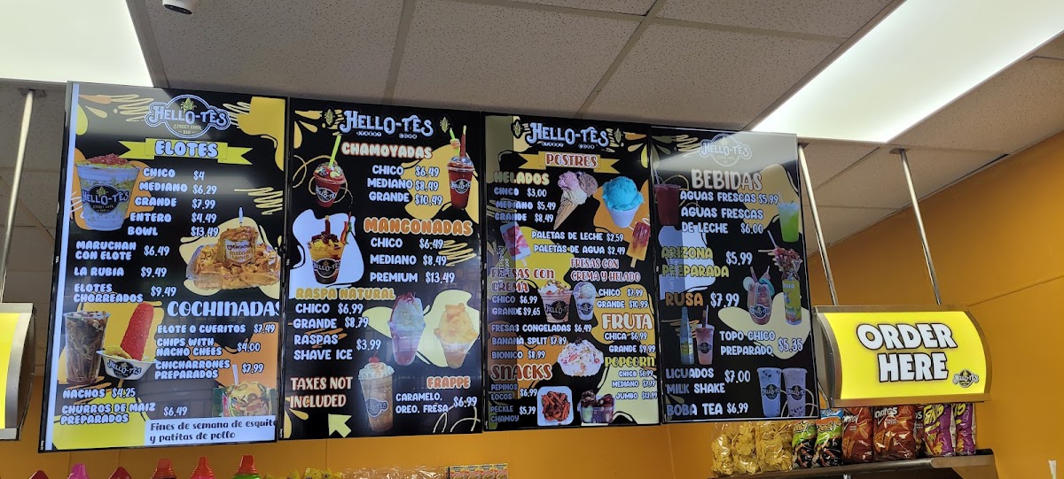 Hellotes Paleteria & Fruteria Photo Menu 5