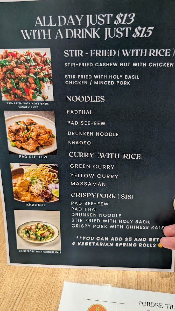 Pordee Eatery Photo Menu 4
