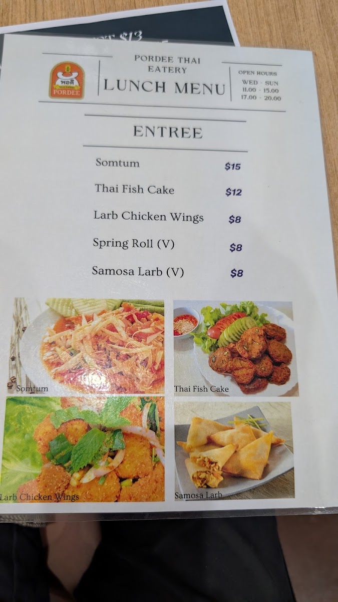 Pordee Eatery Photo Menu 7