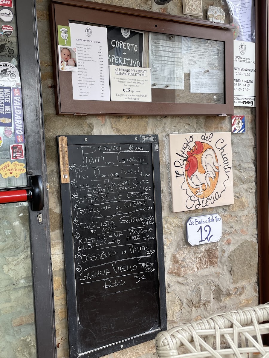 Osteria il Rifugio del Chianti Photo Menu 1