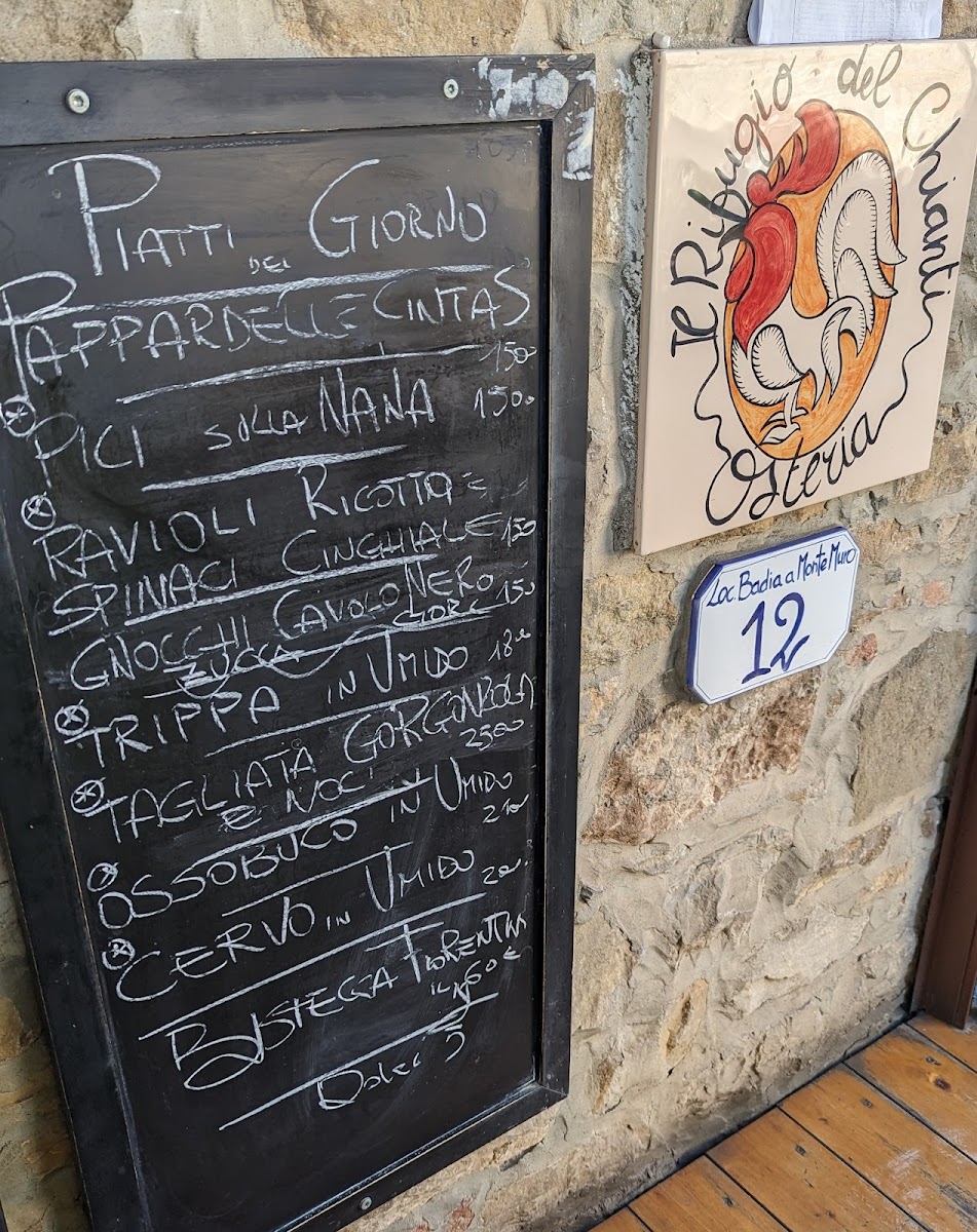 Osteria il Rifugio del Chianti Photo Menu 3