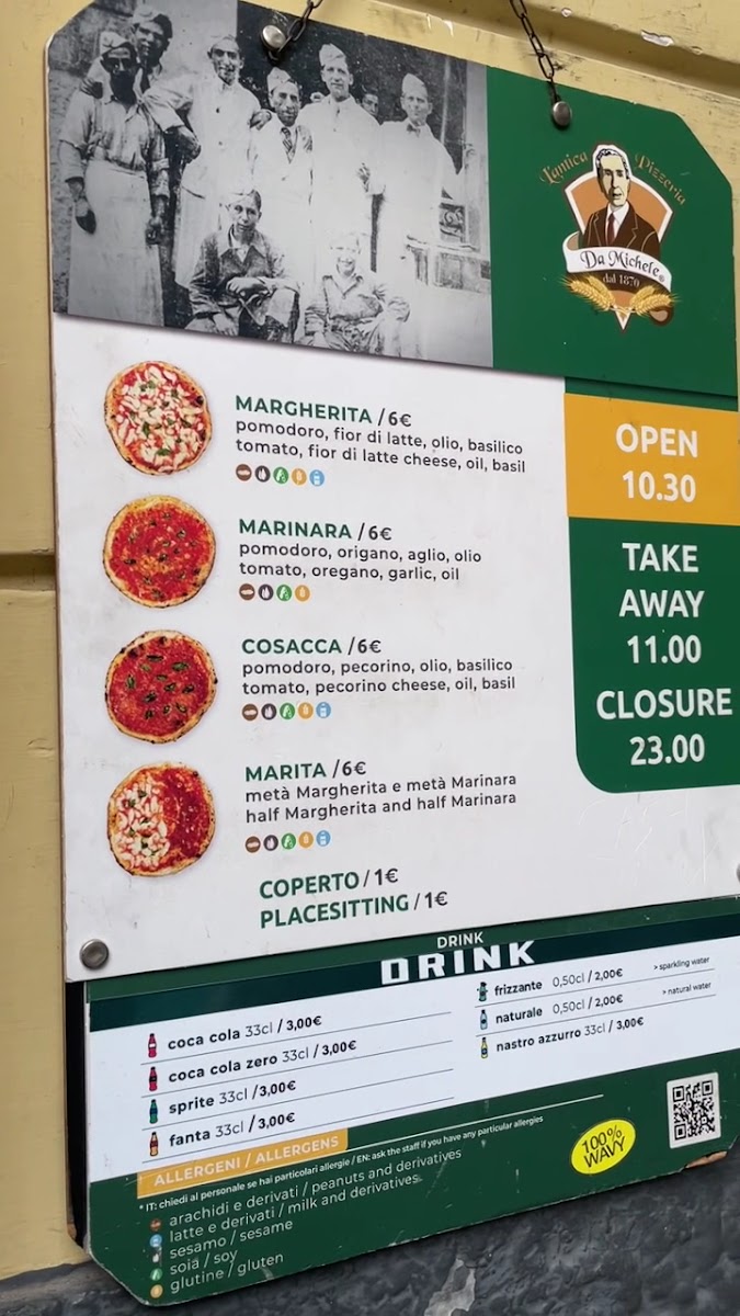 L'Antica Pizzeria da Michele Photo Menu 1