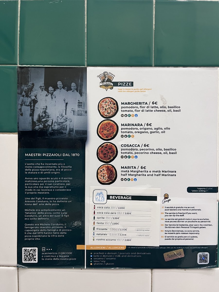 L'Antica Pizzeria da Michele Photo Menu 2