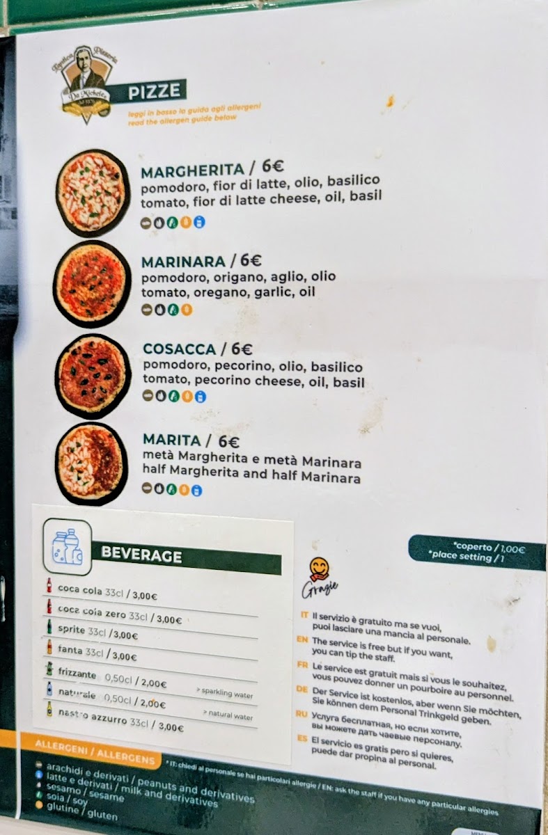 L'Antica Pizzeria da Michele Photo Menu 3