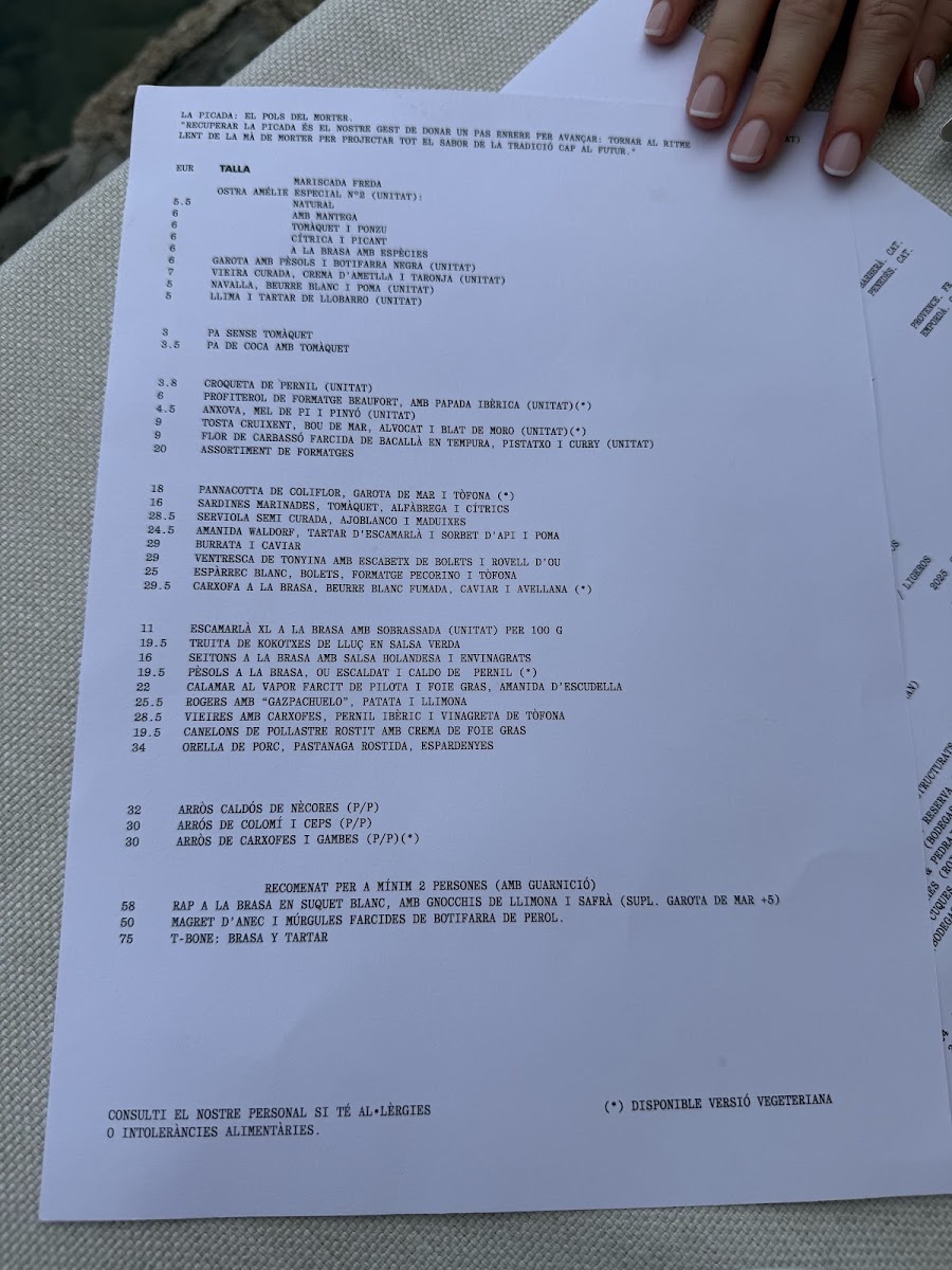 Talla Restaurant Photo Menu 1