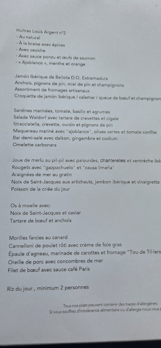 Talla Restaurant Photo Menu 10