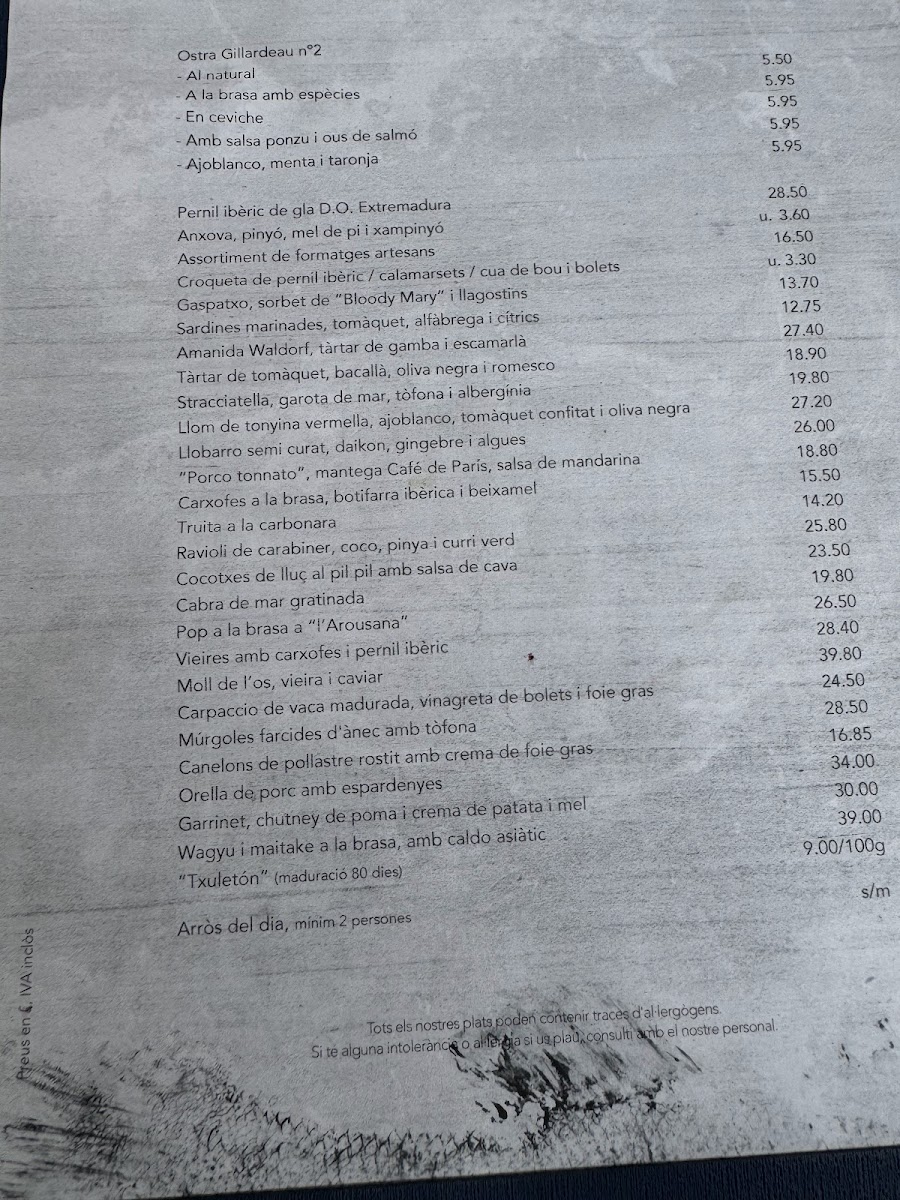 Talla Restaurant Photo Menu 3