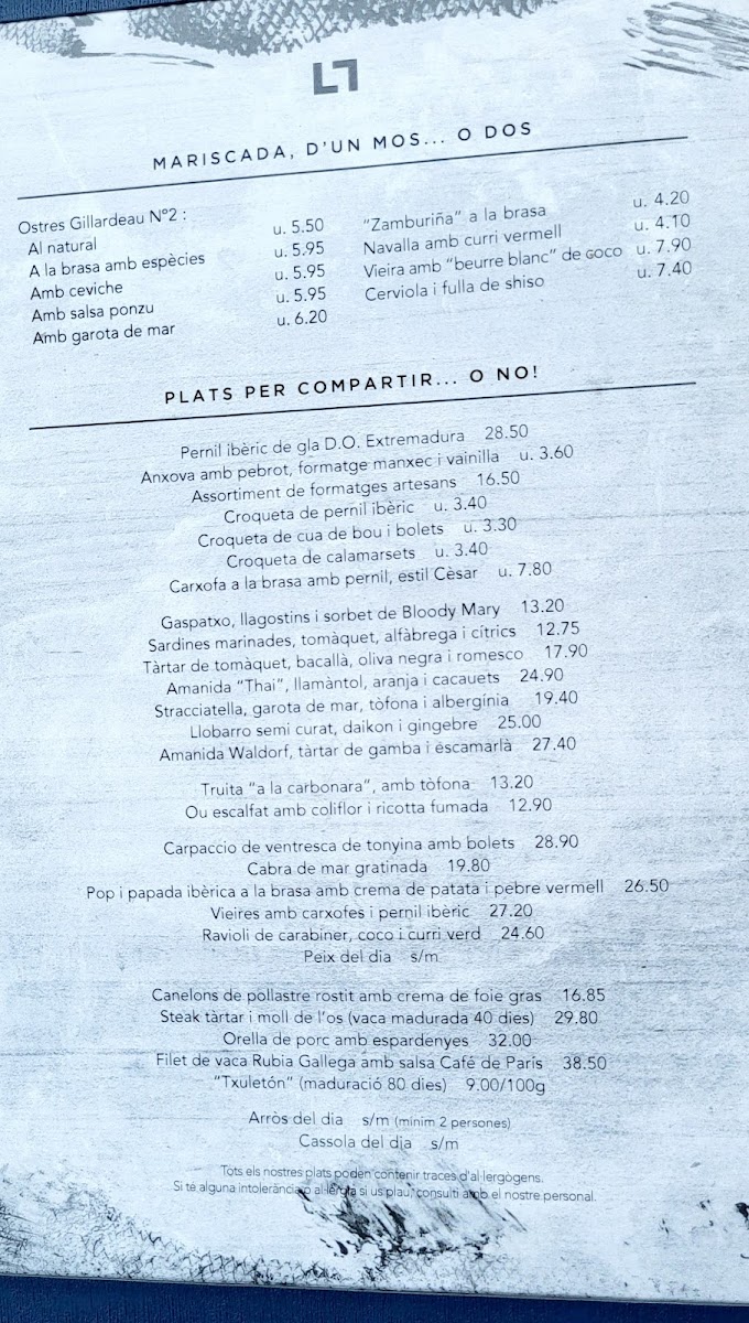 Talla Restaurant Photo Menu 9