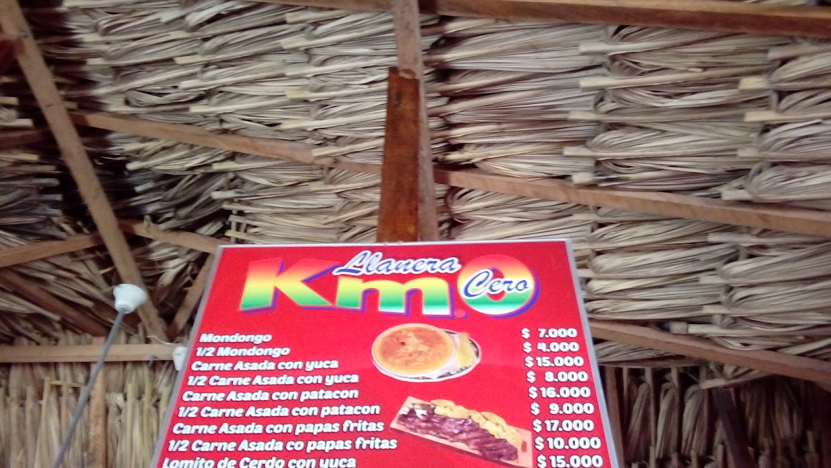 Llanera Km 0 Photo Menu 1