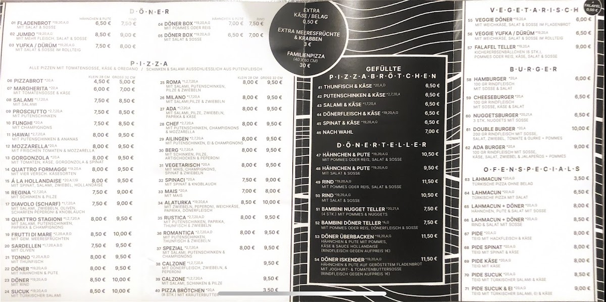 ADA KEBAP PIZZA HAUS Photo Menu 5