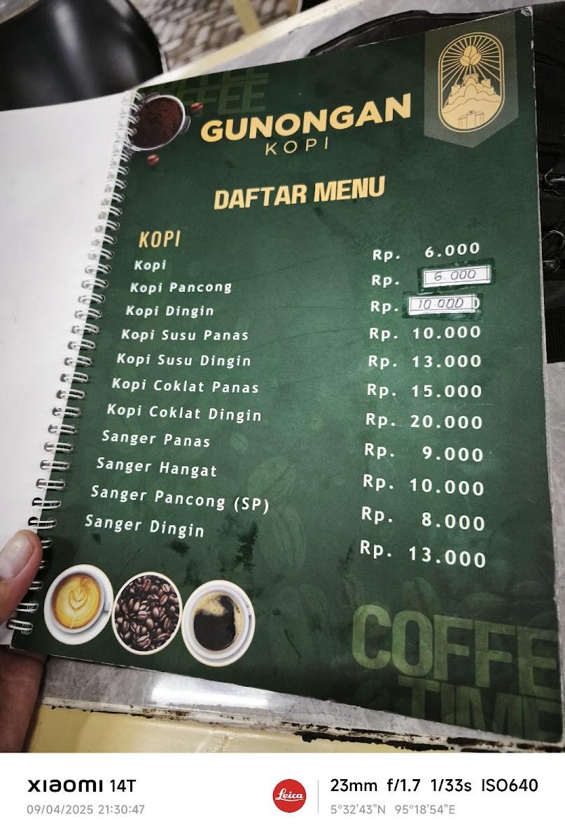 Gunongan Kopi Photo Menu 8