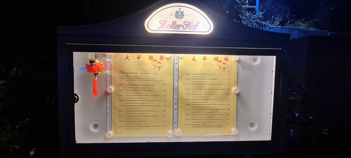 Tai Hua Photo Menu 4