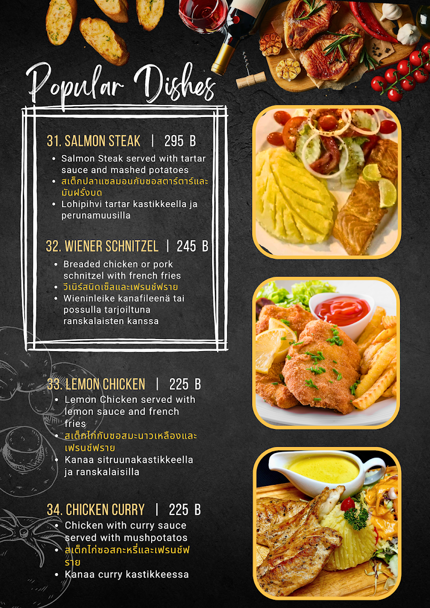 Pineapple Sport Restaurant Photo Menu 9