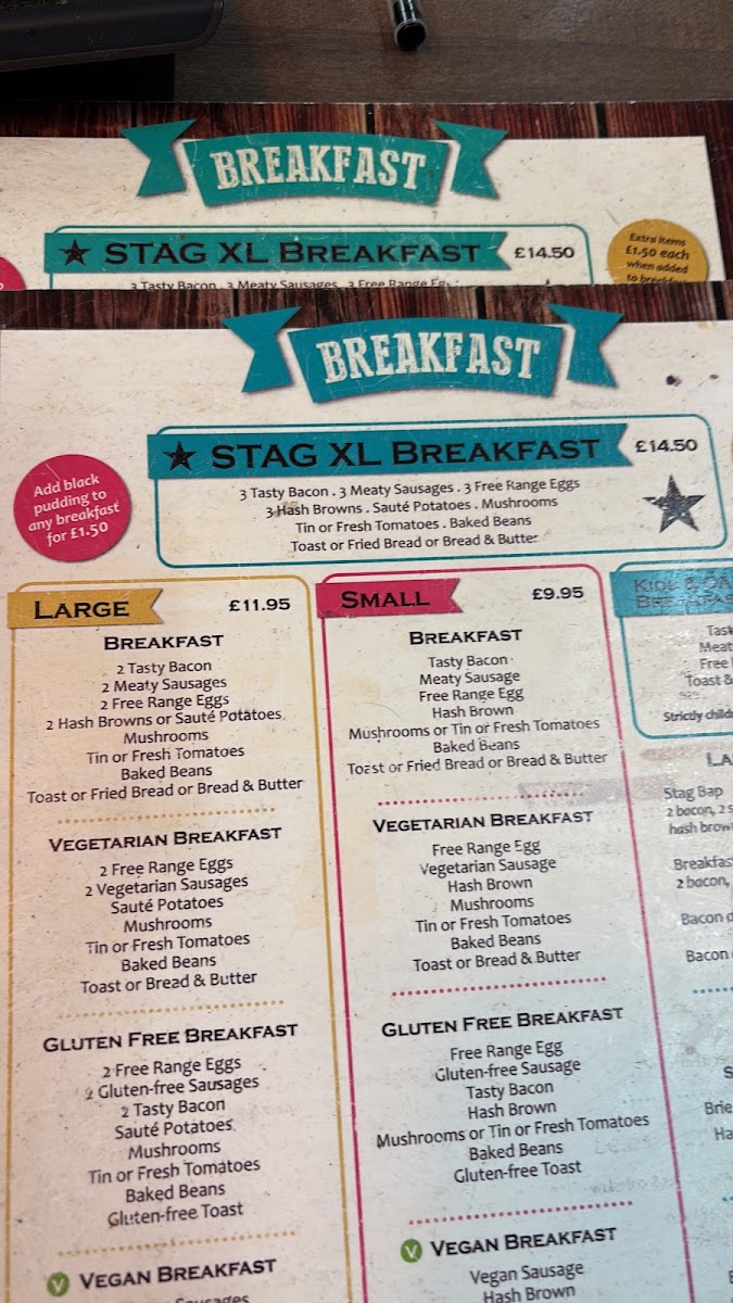 The Hungry Stag Cafe Photo Menu 3