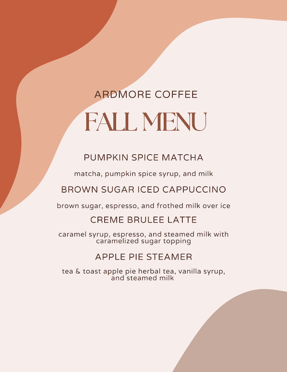 Ardmore Coffee Photo Menu 4